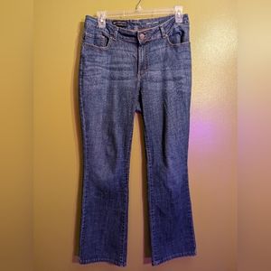 Lee Medium Wash Denim Bootcut Curvy Fit Jeans